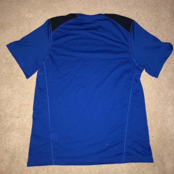Blue and Black Nike dri-fit athletic T-shirt - Picture 3 of 3